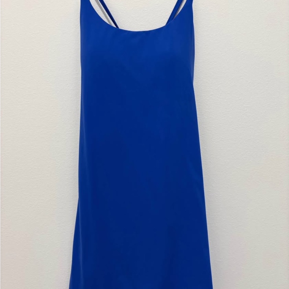 HALARA Women's Vibrant Blue Strapless Dress